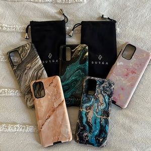 Lot of Burga Galaxy S20 Plus Cases